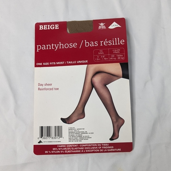 Beige Pantyhose (OS) - Picture 2 of 3